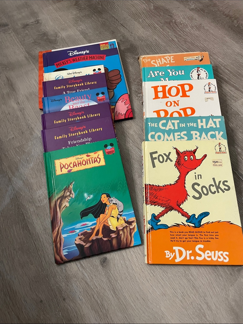 Dr. Seuss Fox in Socks Orange Blue White Book